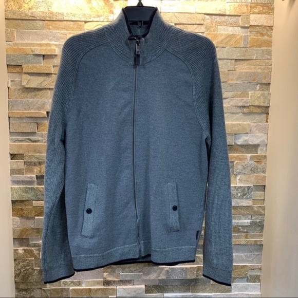 Ted Baker London Patrik Slim Fit Zip Sweater - Picture 4 of 7